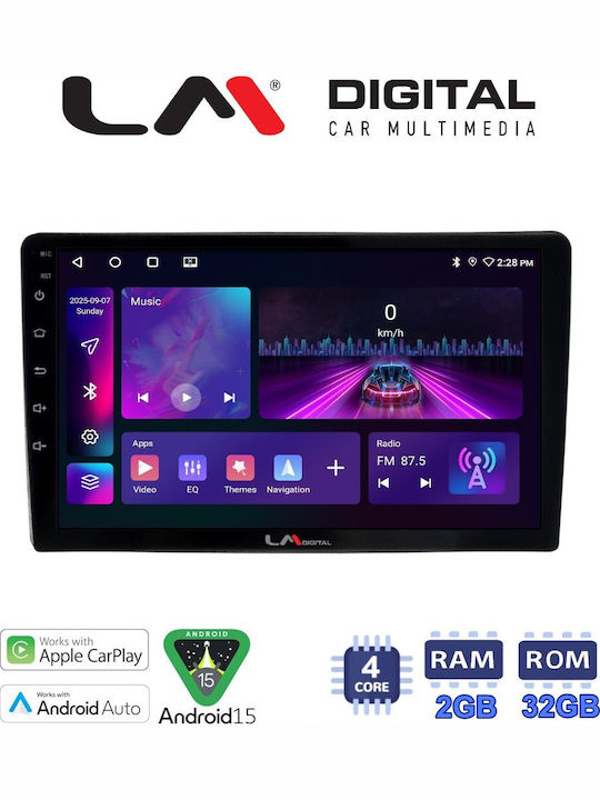 LM Digital Ηχοσύστημα Αυτοκινήτου για Toyota Yaris 1999 > 2005 (Bluetooth/USB/WiFi/GPS/Apple-Carplay/Android-Auto)