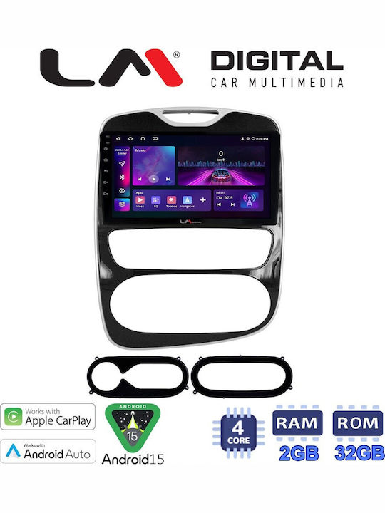 LM Digital Автомобилна Аудио Система За Renault Clio 2016-2018 Bluetooth USB Wi-Fi GPS Apple CarPlay Android Auto