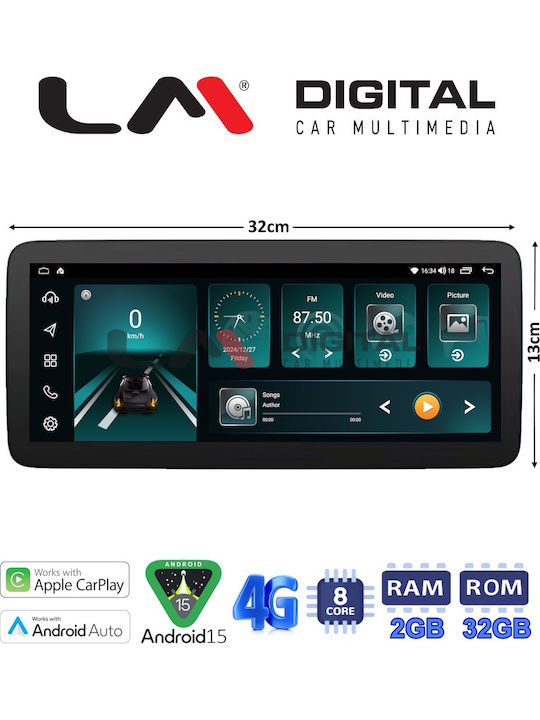 LM Digital Car Audio System for Ford Ka 2016 Bluetooth USB Wi-Fi GPS Apple CarPlay Android Auto