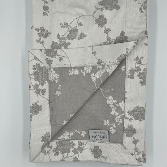 Xionoula Home Τραπεζομάντηλο Γκρι 160x260εκ.