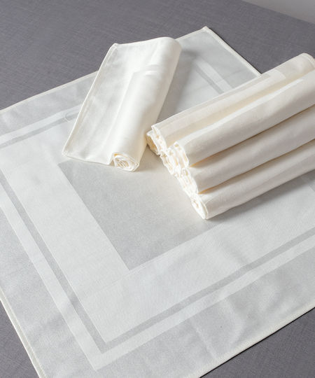 Silk Fashion Napkin 423 Beige 45x45cm