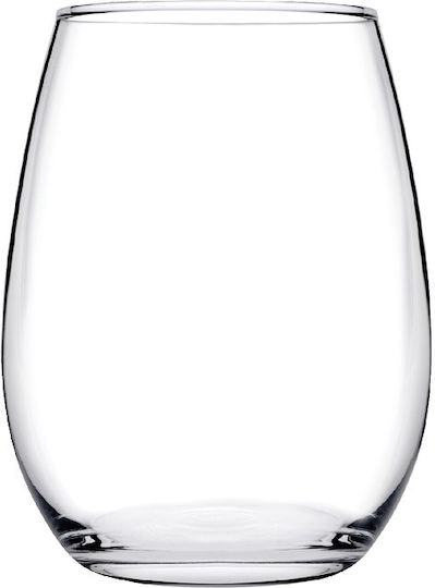 Espiel Amber Set Glasses for White Wine Made of Glass in White Color 6 Pieces