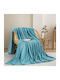 Adam Home 550 Fleece Decke Übergröße 220x240cm Aqua