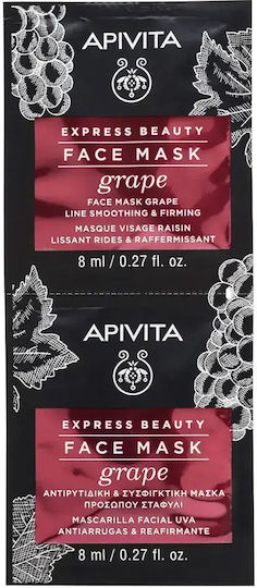Apivita Express Beauty Gesichtsmasken für Anti-Aging Festigung Feuchtigkeitsspendend