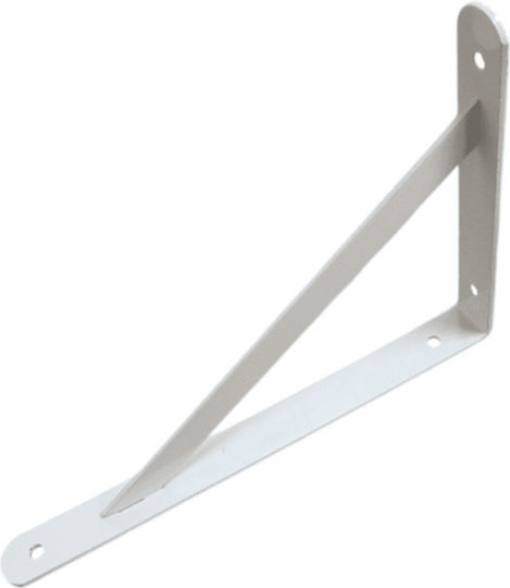 Heavy-Duty Metal Shelf Bracket in White Colour 200x300mm DD-06576