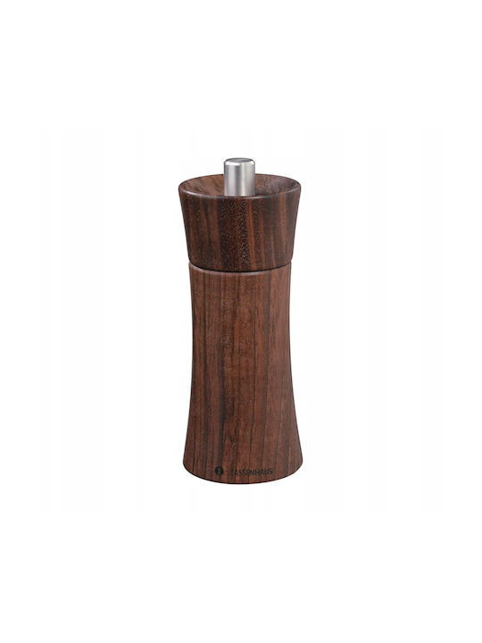 Zassenhaus Frankfurt Χειροκίνητος Μύλος Πιπεριού σε Καφέ Χρώμα 14cm