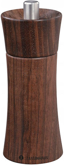 Zassenhaus Frankfurt Manual Pepper Mill In Brown Colour 14cm