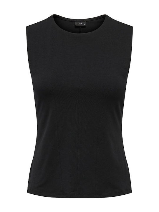 Jdy Damen Bluse Ärmellose Schwarze