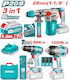 Total Tosli250281e Акумулаторен Сет Инструменти 20 V 2 X 5 Ah