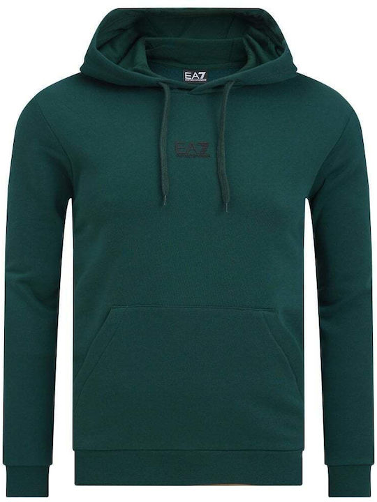 Emporio Armani Sweatshirt with Hood Green