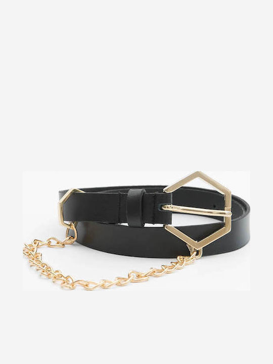 Leather Twist Δερμάτινη Γυναικεία Ζώνη Αλυσίδα ...