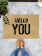 SteweHome Non-Slip Orange Doormat 70x45cm