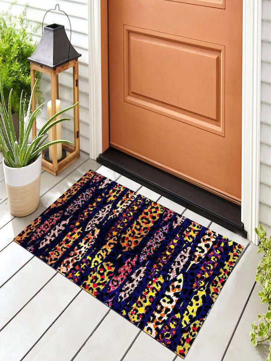 SteweHome Non-Slip Orange Doormat 70x45cm