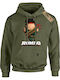 Bluze Cu Glugă Takeposition Imprimate Rombo Khaki 907-1676