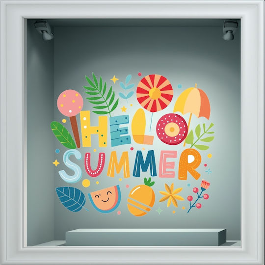 Αυτοκόλλητο Εκπτώσεων - Summer Sale 126 - 50cm X 44cm