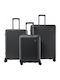 Nautica Hard Travel Suitcases Grey Set 3pcs