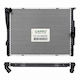 Carro Radiator All Petrol Manual-Automatic 600x460x32 2 Hoses Suitable For Bmw Series 1 3/5d 2004-2011 E81/e87 17117553111 1 Pc