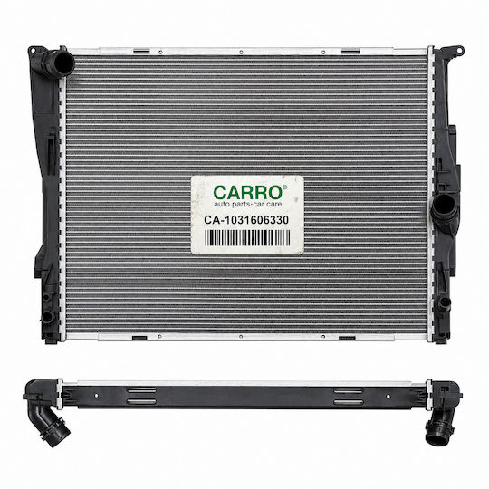 Carro Radiator All Petrol Manual-Automatic 600x460x32 2 Hoses Suitable For Bmw Series 1 3/5d 2004-2011 E81/e87 17117553111 1 Pc