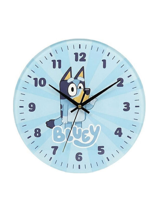 Παιδικό Ρολόι Τοίχου Bluey 30εκ.