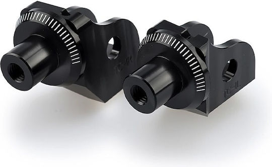 Black Footrest Adapters Bmw R1300gs '23-'26 R1250gs '18-'24 S1000 Xr '15-'19 7246n Puig