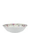 Oriana Ferelli Porcelain Multicolour Salad Bowl 25x25cm