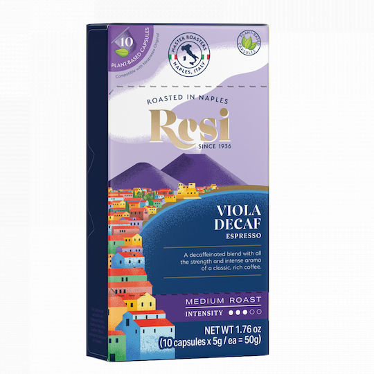 Resi Κάψουλες Espresso Καραμέλα Decaffeine Συμβατές με Μηχανή Nespresso 10caps