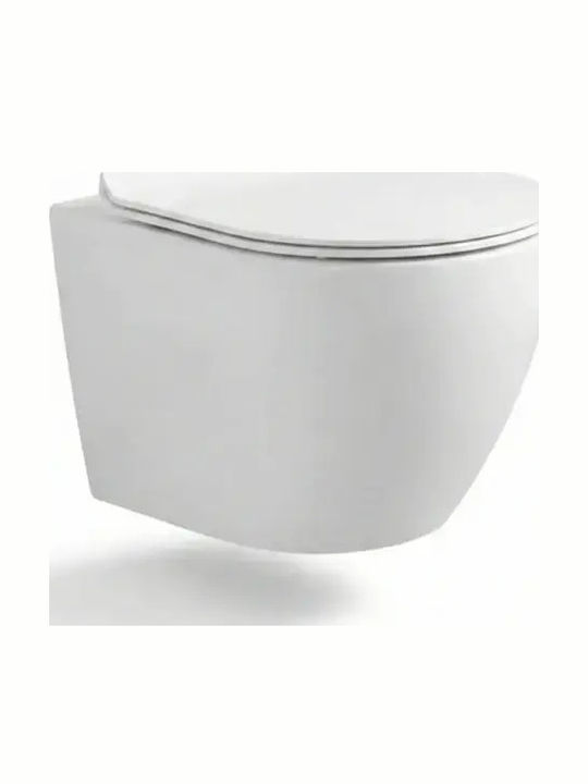 Tema Wandhängende Toilette Rimless Weiße