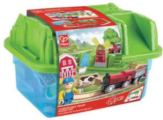 Hape Railway Set with Wooden Train for Ages 3+