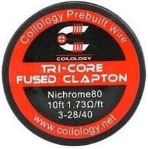 Coilology Ni80 Tricore Fused Clapton Wire 3m 1.73ohm/m