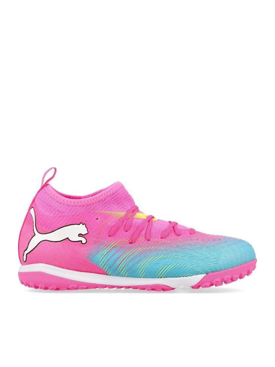 Future 9 Match TT Kids Soccer Cleats & Shoes with Turf Pink