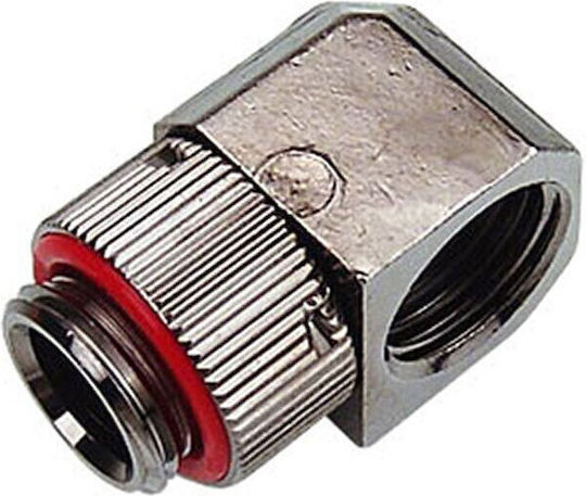 G1/4 Male To G1/4 Female Adapter 90° Swivel Nickel-plated