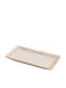 Beauty Home Decorative Porcelain Ecru Platter 21x12cm