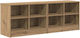 Bedside Rack Brown 33x66x48cm