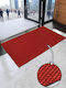 SteweHome Non-Slip Red Doormat 120x100cm