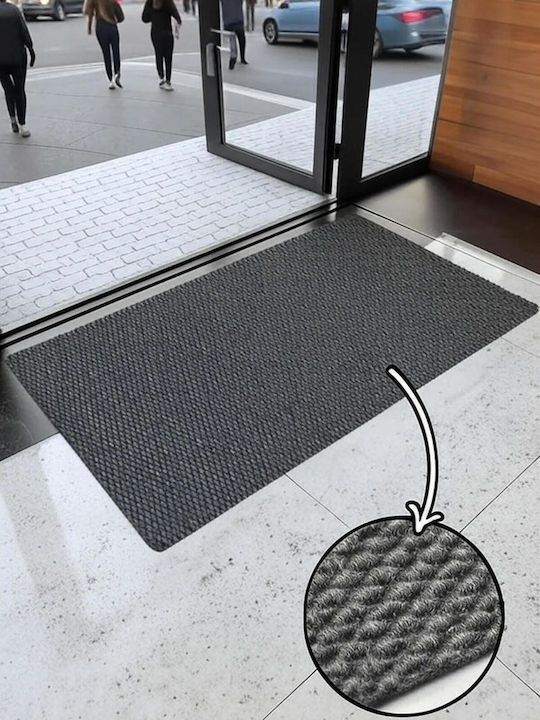 SteweHome Non-Slip Gray Doormat 175cm