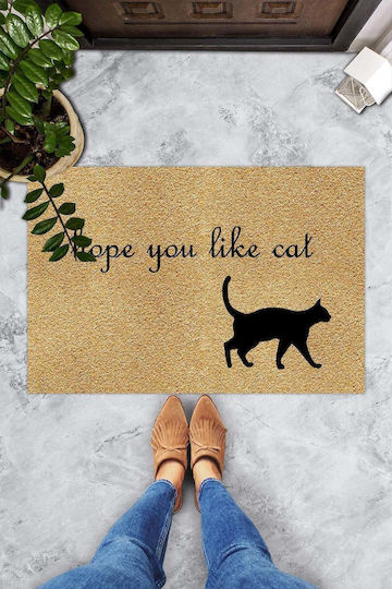 SteweHome Non-Slip Orange Doormat 70x45cm