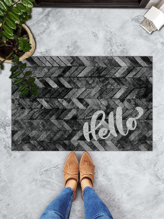 SteweHome Non-Slip Orange Doormat 70x45cm