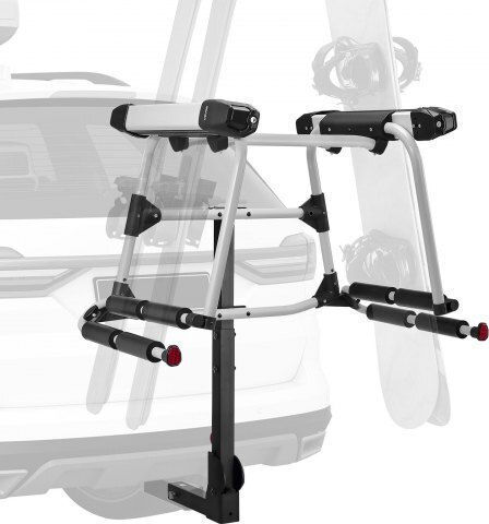 Vevor Baze de Plafon Auto din Aluminiu Potrivite pentru 6 Perechi de Schiuri sau 4 Plăci de Snowboard