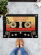 SteweHome Non-Slip Orange Doormat 70x45cm