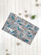 SteweHome Non-Slip Blue Doormat 45x70cm