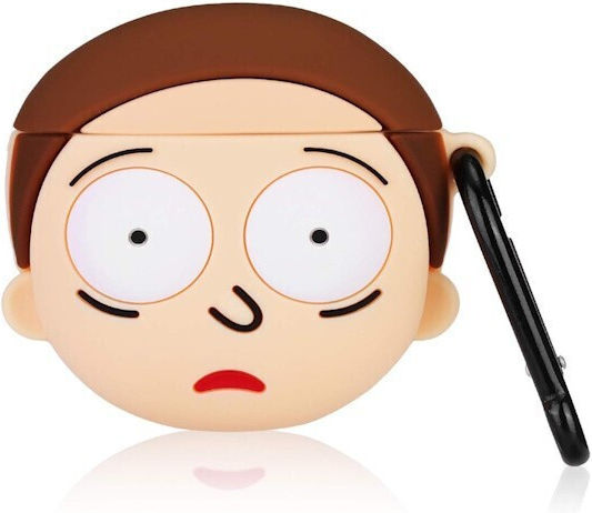 Rick & Morty Силиконов Калъф С Кука Morty За Apple AirPods 1 / AirPods 2