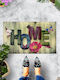 SteweHome Non-Slip Orange Doormat 70x45cm