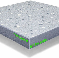 Alpine Fitness Δάπεδο Οργάνων Γυμναστηρίου 100x100x20cm 1τμχ Γκρι
