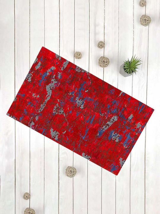 SteweHome Non-Slip Red Doormat