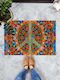 SteweHome Non-Slip Orange Doormat