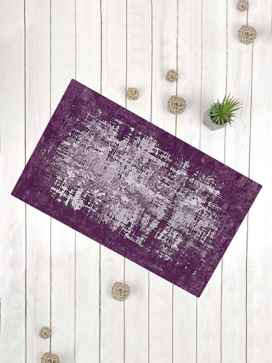SteweHome Non-Slip Purple Doormat Thickness 10mm