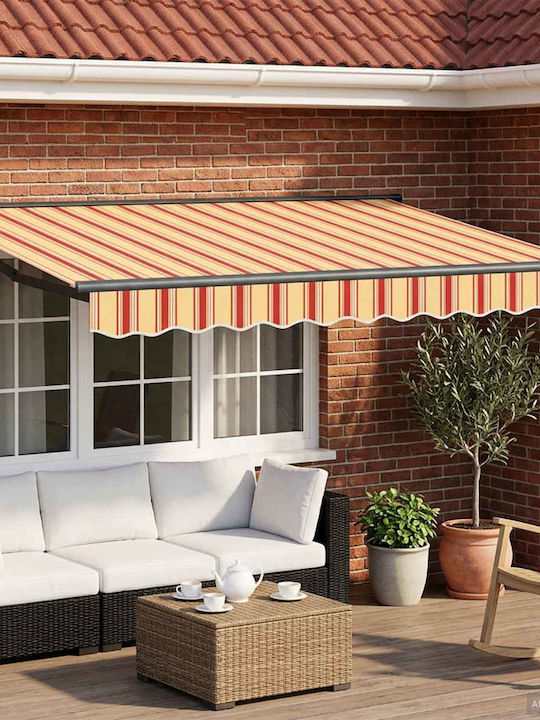 vidaXL Τέντα Βεράντας Ροζ 3.5x2m
