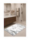 SteweHome Non-Slip Rectangular White Rug 60x90cm