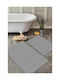 SteweHome Non-Slip Rectangular White Rug 60x100cm
