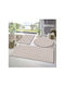 SteweHome Non-Slip Rectangular Brown Rug 23x16cm